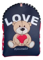 Mochila Infantil Simil Neoprene - Osito Love