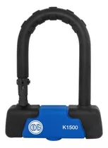 Candado U Lock Odis K1500 15x185mm Azul/negro Llave Mapa