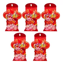 5x Sobres Rojos Del Año Nuevo Lunar Chino, Bolsa Estilo D