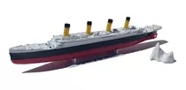 Miniatura Navio Rms Titanic 15 Cm + Iceberg + Suporte