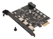 Usb 3.0 5gpbs Pci Express Card Pcie Para Expansão 3usb A 2us