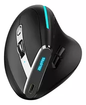 Indicador Óptico Full Black Five Bluetooth Mouse