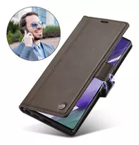 Funda De Cuero Para iPhone Carcasa Tipo Cartera Anti-caída