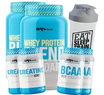 Mega Pack 2x Whey Blend + 2x Creatina + 2x Bcaa +shaker