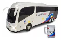 Miniaturas Ônibus Benfica Bbtt Com Som Bluetooth E Luzes
