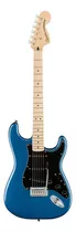 Guitarra Eléctrica Squier By Fender Affinity Series Stratocaster De Álamo Lake Placid Blue Brillante Con Diapasón De Arce