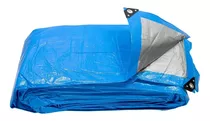 Lona Impermeable 9 X 14 M, Azul, Pretul Uso Rudo Color Azul