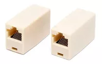 Emenda Rj45 Femea X Femea P/ Cabo De Rede Com 5 Unidades