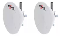 2 Antenas 30 Dbi Parábola Blindada 4.9 - 5.425ghz Algcom