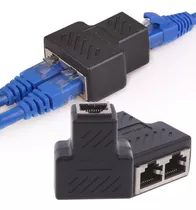 Adaptador Duplicador Para Cabo De Rede Fêmeas Entradas Rj45