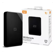 Disco Rígido Externo Western 1tb  Digital Wd Elements Se Wdbepk0010bbk 1tb Preto Hd Notebook Unidade De Memória Portátil 3.0 Cabo Usb