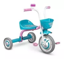 Velocípede C/ Buzina Triciclo Infantil Nathor Bebe Motoca  Cor Azul-turquesa