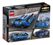 Blocos De Montar Legospeed Champions Chevrolet Camaro Zl1 Race Car 198 Peças Em Caixa