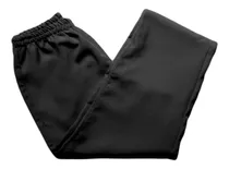 Calça Gabardine Preta Com 2 Bolsos