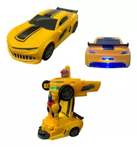 Carrinho Camaro Transformers Robô Brinquedo Infatil Carro