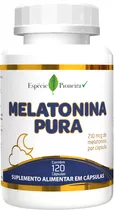 Melatonina Pura- 120 Cápsulas Matéria Prima Importada- Forte