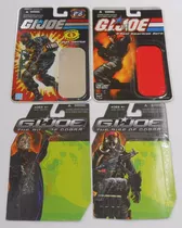 Gijoe Lote3 - 4 Cartelas Filecards Firefly Low Light Cobra