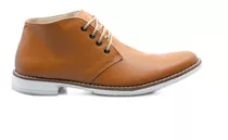 Zapatos Hombre Botin Vestir Simil Cuero Base Goma