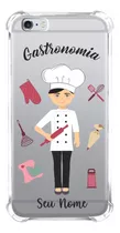 Capinha Celular Personalizada Com Nome Profissão Gastronomia