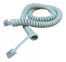 Cable Espiralado Telefono 4mts 4 Hilos Rj9 Colores Varios