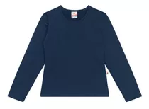 Blusa Térmica Básica Infantil Menino Cotton Brandili Azul