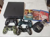 Playstation 4 Slim 1tb 2controles, +30juegos