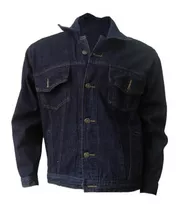 Chaqueta Jean Dotacion Algodon Onzas Indigo Clasico Rigido