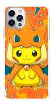 Capinha Pokemon Pikachu Com Roupa Charizard Capa