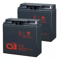 2baterias Para Nobreak Apc, Sms 12v 17ah Csb Gp12170