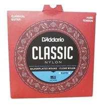 Jogo De Cordas Para Violão D'addario - Classic Nylon Ej27h