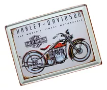 ¬¬ Cartel Letrero / Harley Davidson Nº2 / Litografía Zp
