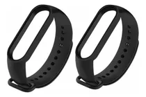 2 Mallas Negras Repuesto Para Xiaomi Mi Band 7 Smart Watch