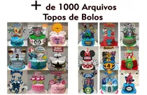 Mega Pacote Topo De Bolos + 1000 Arquivo