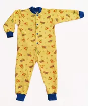 Pijama Macacão Moletim Flanelado Rn, P, M, G, 1 E 2