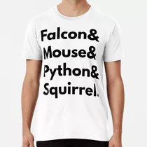 Remera Falcon Mouse Python Squirrel Lenguaje De Programación
