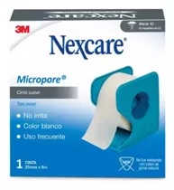 Cinta Adhesiva Nexcare Micropore Blanca 25mm X 9,1mts