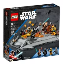 Lego 75334 Obi-wan Kenobi Vs. Darth Vader 408 Pzas Original!