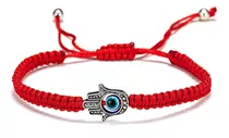 Pulsera Ojo Turco Mano De Fátima Hilo Rojo Amuleto 