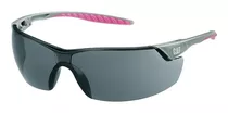 Lentes De Seguridad Caterpillar Rebel 104 Para Dama Smoke Color Rosa/gris Color De La Varilla Gris/rosa Color Del Armazón Sin Marco