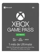 Gift Card Xbox Game Pass Ultimate 1 Mês