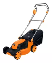 Cortadora De Pasto Eléctrica Lüsqtoff Lco-1032b Con Bolsa Recolectora De 1000w Y 220v Color Naranja/negro