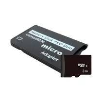 Cartão Micro Sd 2gb + Adaptador Memory Stick Pro Duo