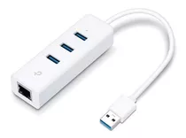 Adaptador Rede Ethernet Gigabit Hub Usb 3.0 3p Tp-link Ue330