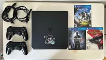 Sony Playstation 4 Slim 500gb Standard + Joystick + 3 Juegos