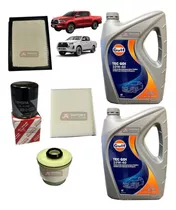 Kit Service X4 Filtros Aceite 10w40 Toyota Hilux Td 2.8 2.4