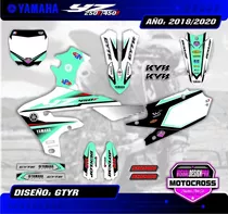 Kit Calcos Gráfica Yamaha Yzf 250/450 - 2018/2019 