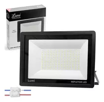 Kit 2 Refletor Led 400w Smd Prova D´água Holofote Branco Frio 6500k Lumi