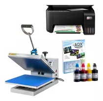 Combo Sublimacion Impresora Epson + Estampadora Plana 40x60 Cm Formato Grande Printgate