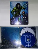 Aquaman 1 - Bluray 3d + Bluray 2d + Steelbook - Dc Comics