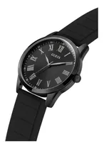 Reloj De Pulsera Guess Gw0362g1 De Cuerpo Color Negro, Analógico, Para Hombre Color, Bisel Color Negro